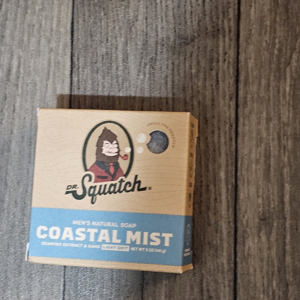 Dr. Squatch Coastal Mist Men's Natural Bar Soap 5oz | NEW | Fast Ship!